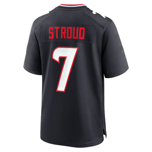 Maillot de football américain personnalisé brodé pour homme, respirant, grandes tailles, avec nom et logo personnalisables, vierge, en polyester, Atlanta - Product Image 3