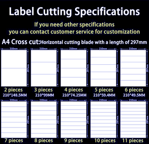 Imprimables <span class=keywords><strong>A3</strong></span> A4 A5 taille PP PET auto-adhésif étanche vinyle étiquette autocollant papier mat brillant jet d'encre imprimantes <span class=keywords><strong>Laser</strong></span> 80-100gsm - Product Image 5