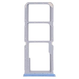 Bandeja para tarjeta SIM Micro SD para Oppo A16 Azul - Product Image 1