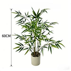Planta artificial de bambú en maceta, bonsái artificial de bambú, bambú - Product Image 2