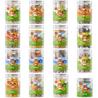 Friandises pour animaux de compagnie lyophilisées en conserve riches en protéines, 16 saveurs, 80g, universelles pour chats et chiens, personnalisation OEM, marque privée disponible