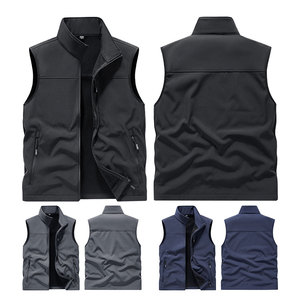 Chalecos de invierno para <span class=keywords><strong>hombre</strong></span> con logotipo personalizado OEM, ropa de trabajo al aire libre, chalecos de lana duraderos, chaqueta sin mangas con chalecos de lana al por mayor - Product Image 3