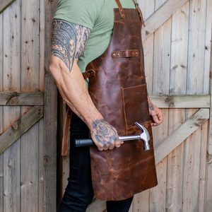 Polyamide <b>Waterproof</b> Unisex <b>Work</b> Apron with Adjustable Pocket Abrasion Resistant & Durable for Workshop Use - Product Image 3