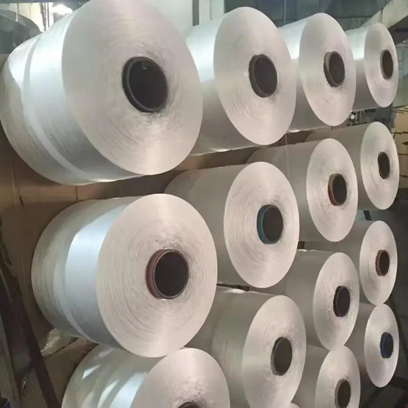 Raw High Quality Raw Material White Polypropylene Yarn Nice Price Factory Direct Sale 100% PP Yarn