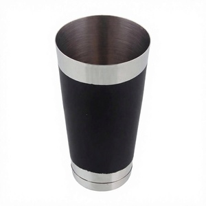 Shaker à cocktails Boston en acier inoxydable, moderne, avec revêtement en poudre, professionnel, mélangeur de cocktails pour barman, écologique, capacité de 750 ml - Product Image 1