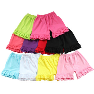 RTS Sommer Baby Mädchen Rüschen Shorts Blank Gestrickte Baumwolle Kleines Mädchen Icing Rüschen Shorts Kinder Mädchen Kurze Hosen Unterwäsche <span class=keywords><strong>2026</strong></span> - Product Image 6