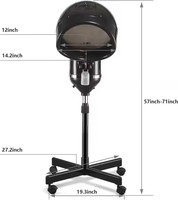 Vaporisateur Professionnel de Cheveux Noir pour Salon de Coiffure et Barbier, Design Moderne, Équipement de Beauté en Métal
