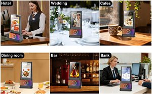 Lecteur publicitaire LCD <span class=keywords><strong>de</strong></span> bureau le plus vendu FYD-06 Affichage numérique à double écran pour magasin, restaurant, hôtel - Product Image 6