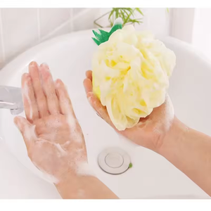Cute Children's Spa Shower Loofah Body Wash Scrubber Mesh Pouf <strong>Bath</strong> <strong>Scrunchies</strong> with Bag Effective in Removing Dead Skin - Product Image 2