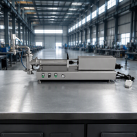 Machine de remplissage de liquides à piston, en acier inoxydable 304 pour l'industrie alimentaire, remplissage de sauce soja, huile d'olive, huile d'arachide, huile de colza