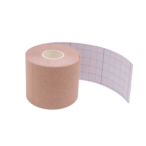 Bande <span class=keywords><strong>de</strong></span> kinésiologie sportive en coton imperméable <span class=keywords><strong>de</strong></span> haute qualité, fabriquée en Chine, 5m, coupée à la main, unisexe, pour physiothérapie - Product Image 4