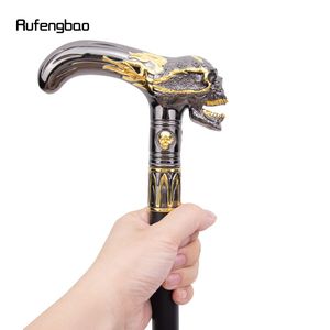 Bâton de marche Rufengbao Skull 92 cm en acier carbone avec poignée en T, canne de randonnée élégante pour homme, utilisation en extérieur - Product Image 3