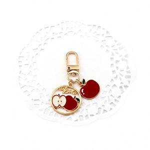 Creative Alloy Avocado Strawberry <b>Key</b> <b>Chain</b> Cute Fruit Schoolbag Hanging Accessories Bag Small Pendant Enamel Metal <b>Key</b> <b>Chains</b> - Product Image 5