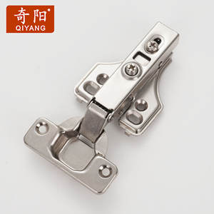 Qiyang 2D гидравлические стальные односторонние надвижные петли, мягкие, закрытые, для кухонных шкафов, шкафов, дверей, гостиной, столовой - Product Image 4