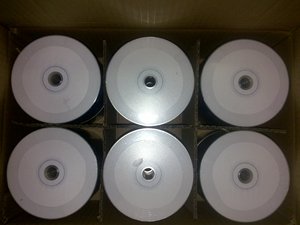 De Plata Mate <span class=keywords><strong>imprimible</strong></span> <span class=keywords><strong>cd</strong></span>-<span class=keywords><strong>r</strong></span> 700MB 52X - Product Image 2