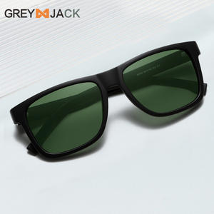 Nouvelles lunettes de soleil pour femmes TR90 K005, monture noire, verres TAC verts, protection UV400, type 3, lunettes de soleil de style sportif tendance - Product Image 3