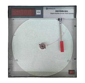 Wingoil Cirkelvormige Papieren Kaartrecorder 1 Of 2 Pennen Voor Druktemperatuur Mechanische Cirkel Drukkaartrecorder - Product Image 1