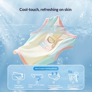 Gilet rafraîchissant d'été pour animaux de compagnie, vêtements respirants anti-UV pour chiens, jupe-salopette douce en polyester pour petits chiens, chats, Bichon, vêtements pour chiots - Product Image 4