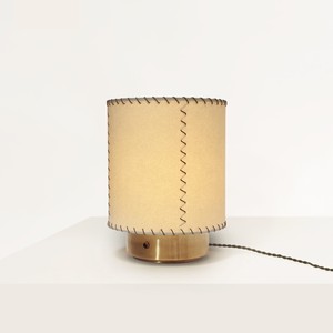 Lampe de table en papier parchemin, Source de lumière LED E27, contrôle par interrupteur, pour salon, chambre à coucher, bureau, décoration de chevet - Product Image 1