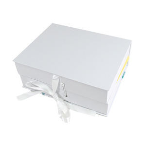 Reusable Handmade Baby <b>Memory</b> Keepsake <b>Box</b> with Custom Cardboard Drawer and Calendar Design - Product Image 6