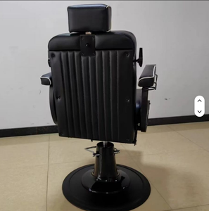 Durable Synthetic <b>Leather</b> Barber Chair, Business Style Modern 360 Degree Rotating Reclining Hydraulic <b>Pump</b> - Product Image 4
