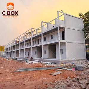 Cbox Bâtiment d'enseignement modulaire personnalisé à plusieurs étages, préfabriqué, maisons temporaires de petite taille, centre communautaire, maison conteneur détachable - Product Image 1