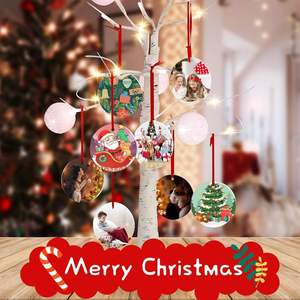 Occasional DIY High Quality Environment-Friendly Waterproof Shatterproof Sublimation Blank Ceramic Personalized <b>Christmas</b> - Product Image 4