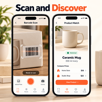 Développement d'applications de reconnaissance de produits par vision artificielle avancée pour iOS et Android avec reconnaissance par caméra, code-barres et OCR LionCreate