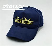 Gorra Plana Unisex de Alta Calidad con Logotipo Personalizado, Bordada Profesionalmente, de 5 Paneles, de Algodón, para Béisbol, Deporte, Viajes y Actividades al Aire Libre