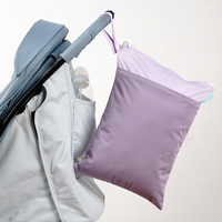 Happy Flûte Polyester Imperméable Imprimé Double Poches Couches Bébé Collations OEM Modèle Privé Poussette Bébé Sac de Transport