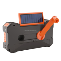 Estación de energía portátil para exteriores de 10000mAh, manivela solar con función impermeable, equipo de Camping para uso en Radio