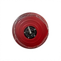 Enrouleur de tuyau d'incendie pour véranda avec tuyau de 19 mm/25 mm, longueur 30 m, robinet à bille en laiton 1 "/1,5"