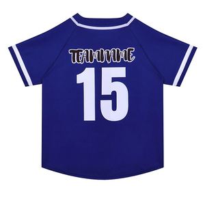 T-shirt pour homme de qualité supérieure avec logo, impression par sublimation, uniformes de collège à rayures, maillot de baseball personnalisé - Product Image 4