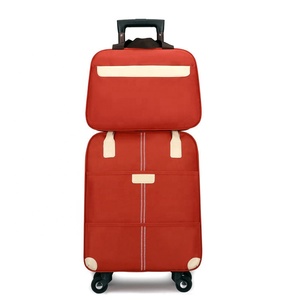 Set Valigie con Ruote Universali e Asta Telescopica, in Nylon, con Borsa Cosmetica, Valigia da Uomo, Bagaglio da Donna, Bagaglio <span class=keywords><strong>a</strong></span> <span class=keywords><strong>Mano</strong></span> per Aereo - Product Image 3