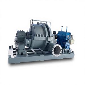 Паровая турбина с противодавлением, оптимизированная для состояний, когда пар насыщен, что обычно встречается в промышленных процессах. - Product Image 1