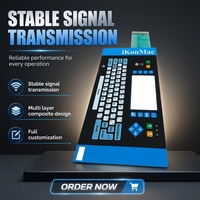 Servicio OEM Personalizado, Venta Directa de Fábrica, Superficie Táctil de Control, Superposición Gráfica, Membrana Impermeable