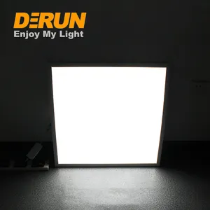 Lampu Panel datar LED lampu belakang 595x595 600X600 persegi kecerahan tinggi mal belanja Pencahayaan Kantor, LPL-BACK