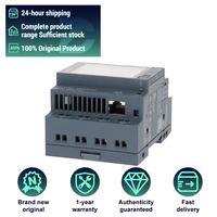 Module logique Siemens 6ED1052-1MD08-0BA3 LOGO 9 12/24RCE, relais 12/24V CC, 8DI 4AI 4DO, Ethernet, contrôleur PLC compact, automatisation