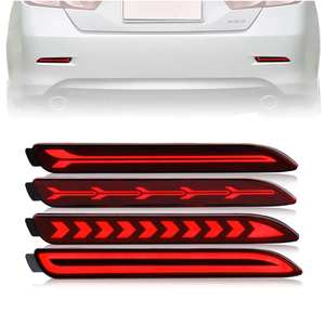 Nouveau feu arrière LED MINGLIDA 12V, réflecteur de pare-chocs, feux de jour pour Innova 12-15 Alphard 06-14 Vellfire 05-14 Avalon 13-16 - Product Image 1