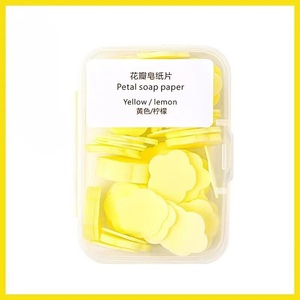 Feuilles de savon en papier jetables pour le lavage des mains, OEM, mini savon en papier, feuilles de savon en papier de voyage - Product Image 4