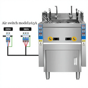 Machine à Cuisiner les Légumes et les Nouilles à Levage Automatique au Gaz JZML-6-R pour Restaurant - Product Image 6