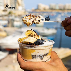 Biểu tượng tùy chỉnh 8/12/14/16/24/32oz Vòng rõ ràng Chén Salad Trái Cây Rau Deli Takeaway <span class=keywords><strong>container</strong></span> Pet Acai Bát nhựa <span class=keywords><strong>container</strong></span> - Product Image 2