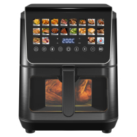 Approvisionnement direct usine : Friteuse à air numérique intelligente en acier inoxydable 9L pour des résultats parfaits, appareil de cuisson pour la cuisine domestique
