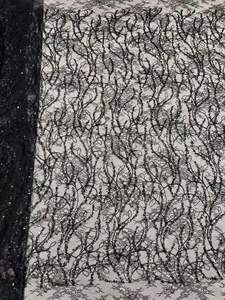 Tessuto in Tulle Ricamato con Paillettes e Pizzo, Disponibile in Vari Colori, Tessuto Premium <span class=keywords><strong>per</strong></span> Abiti da Sera Femminili - Product Image 2