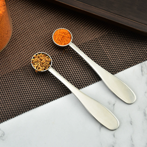 Kustom 2 gram 7.5ml baja nirkarat longgar teh daun Kopi cocok sendok pengukur Set cetak logo Laser - Product Image 1