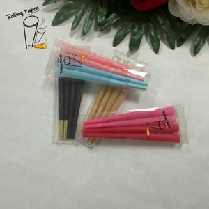 Papel de liar pre-enrollado 1 1/4 tamaño king, de pulpa de madera, con punta de cinta, 109 mm/10 pulgadas, color personalizado - Product Image 3