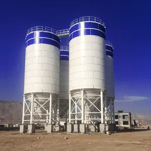 Factory price 300T bulk soybean meal grain steel silo for soybean storage