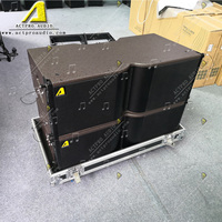 Système de sonorisation Actpro KR208 K2, ensemble de haut-parleurs line array trois voies avec deux caissons de basses KS28 de 18 pouces - Garantie 3 ans