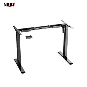 Single Motor Sit-Stand <b>Desk</b> From Back to Basics Workstream Collection Modern Design with Convertible Electric Lift Lower Feature - Product Image 5