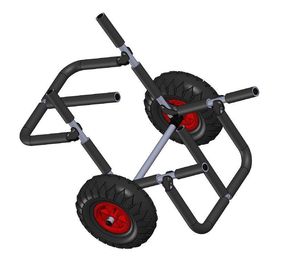 <span class=keywords><strong>Chariot</strong></span> à pagaie double SUP en aluminium avec système de roulement pratique <span class=keywords><strong>pour</strong></span> le transport de kayaks gonflables - Product Image 3
